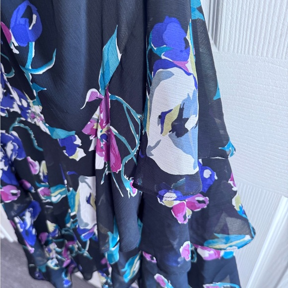 NWT Ralph Lauren maxi chiffon georgette floral summer dress - Picture 4 of 10